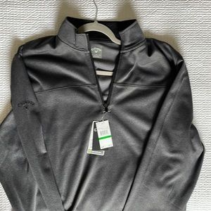 Callaway dark grey quarter zip